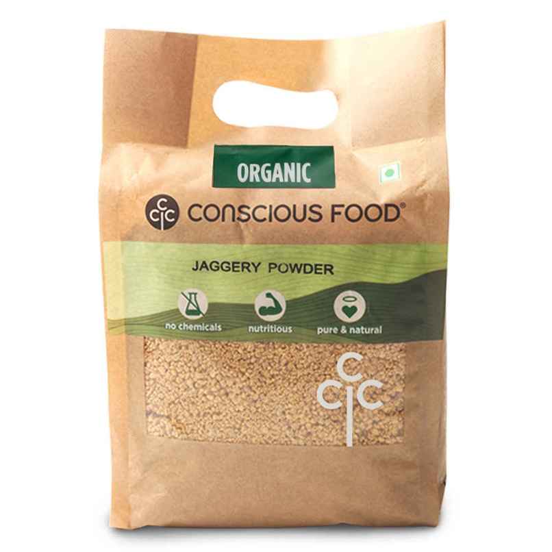Conscious Food Jaggery Powder | Made From Pure Sugarcane Juice