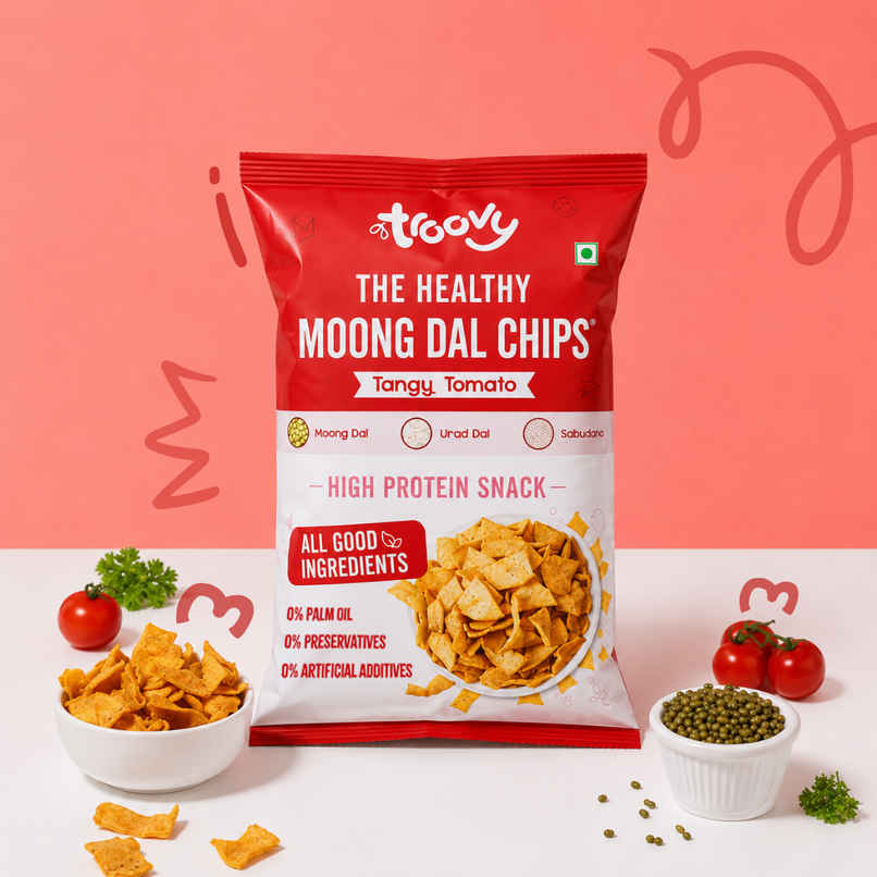 Troovy Healthy High Protein Moong Dal Chips | No Palm Oil Troovy Healthy High Protein Moong Dal Chips | No Palm Oil
