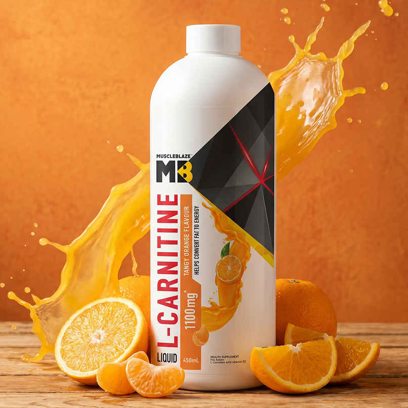 MuscleBlaze Liquid L Carnitine 1100mg Tangy Orange 30 Servings MuscleBlaze Liquid L Carnitine 1100mg Tangy Orange 30 Servings