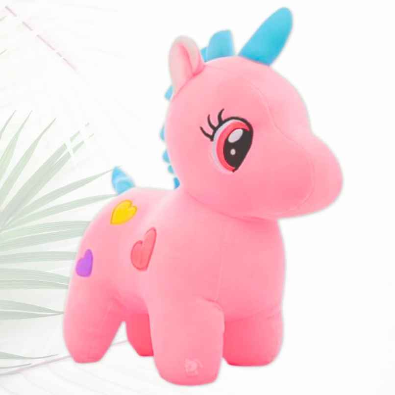 Storio Toys Super Cute Unicorn Plush Soft Toy | Pink - 25 cm