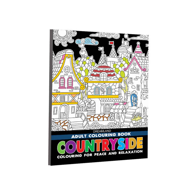 Countryside - Colouring Book for Adults | Book For Peace & Relaxation Coloring Book