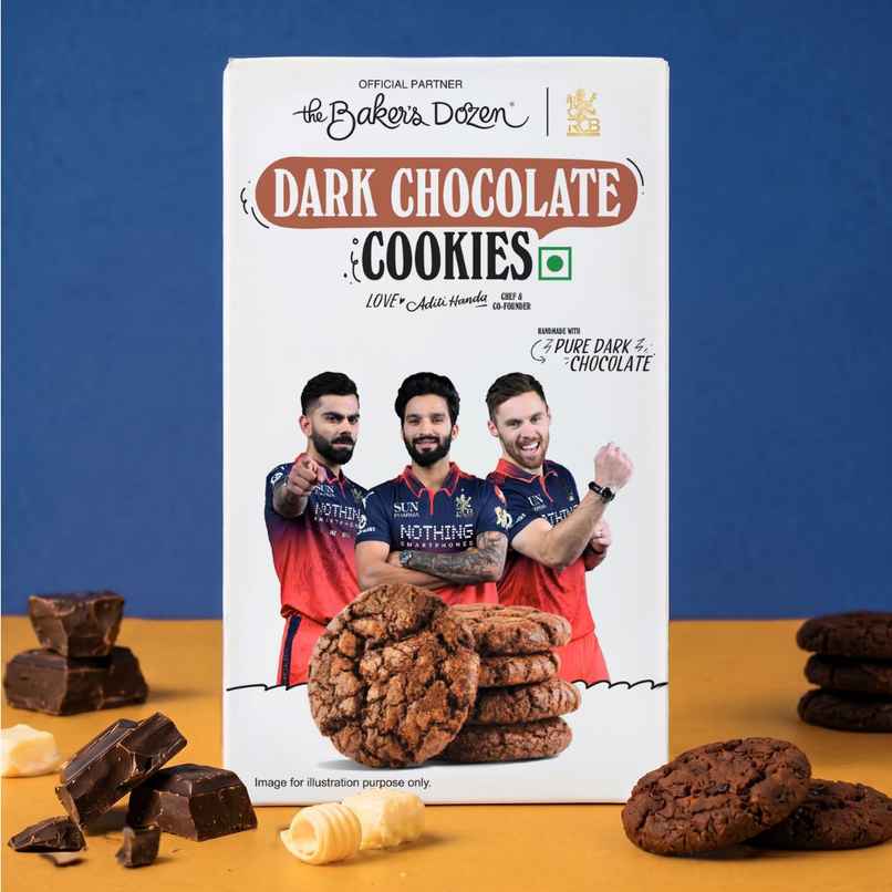 The Baker's Dozen Dark Chocolate Cookies, 31% Pure Dark Chocolate