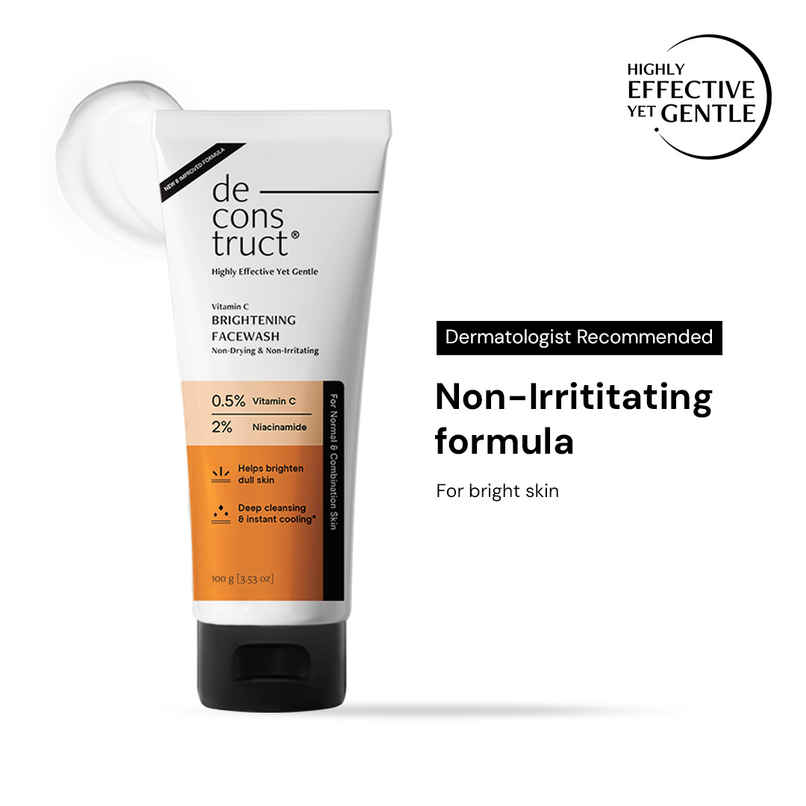Deconstruct Vitamin C Brightening Face Wash | Fades Dark Spots