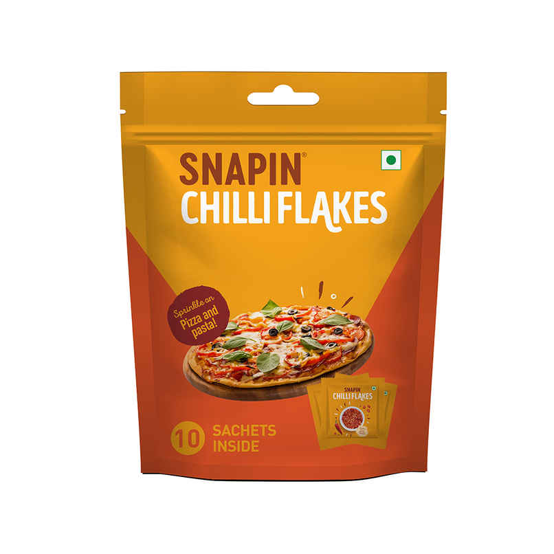 Snapin Chilli Flakes Sachet Pouch Snapin Chilli Flakes Sachet Pouch