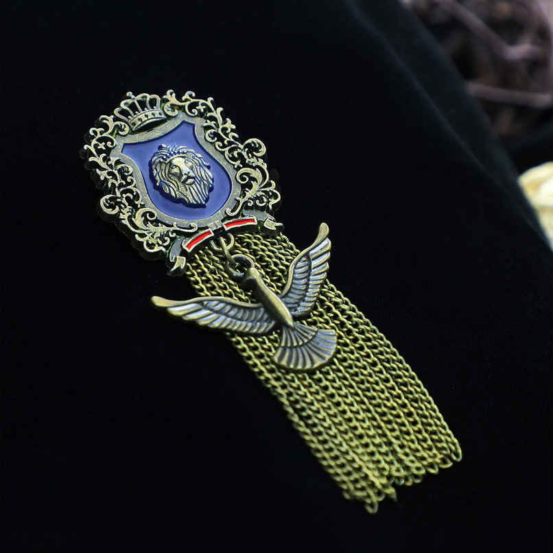 Kavove The Eagle Lion Dynasty Blue Colour Brooch : 6028-00-702050