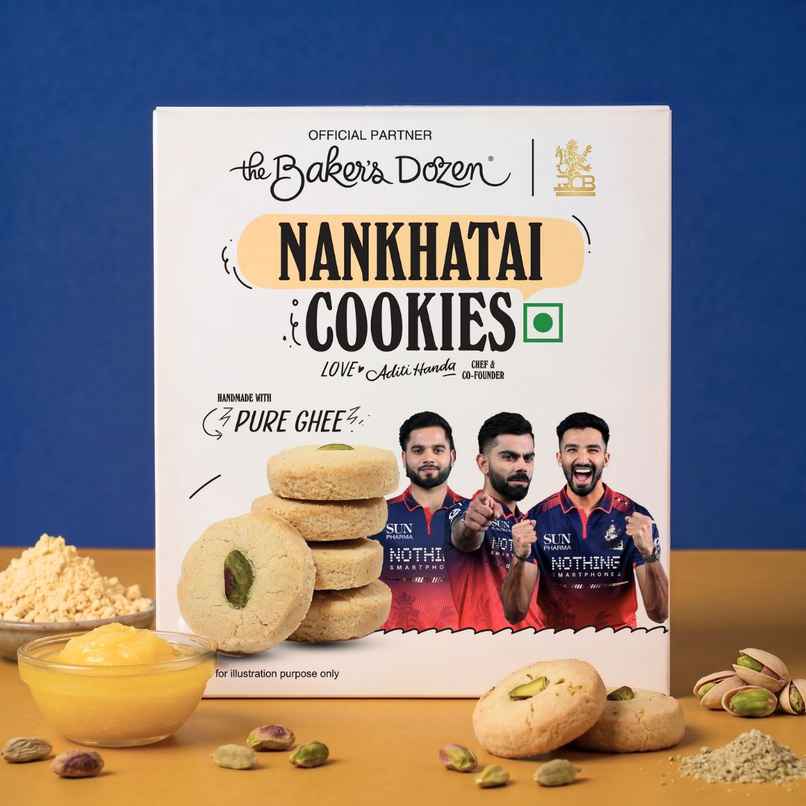 The Baker's Dozen Nankhatai Cookies, 24% Pure Ghee The Baker's Dozen Nankhatai Cookies, 24% Pure Ghee