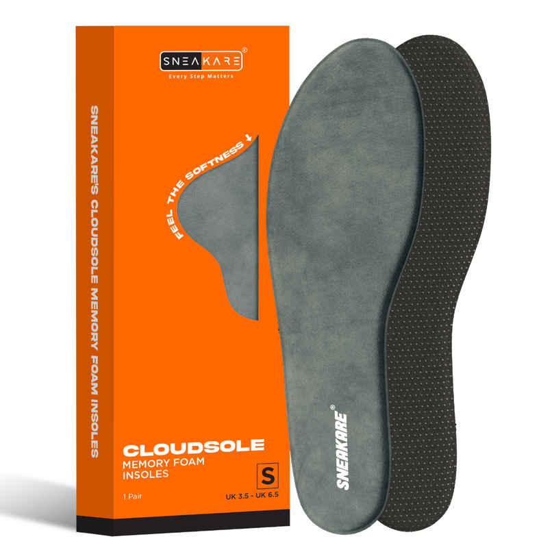 Sneakare Cloudsole Memory Foam Insoles Small | UK3.5 - UK6.5 Sneakare Cloudsole Memory Foam Insoles Small | UK3.5 - UK6.5