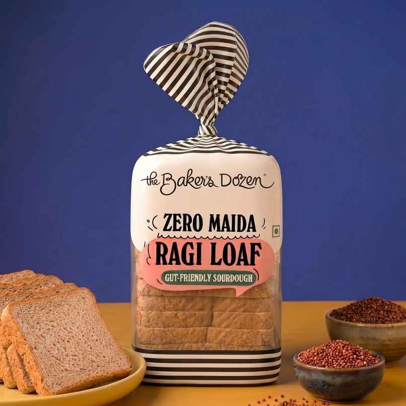 The Baker's Dozen Zero Maida Ragi Bread | Atta Bread (Not Brown) | Sandwich Bread | Healthy Bread The Baker's Dozen Zero Maida Ragi Bread | Atta Bread (Not Brown) | Sandwich Bread | Healthy Bread