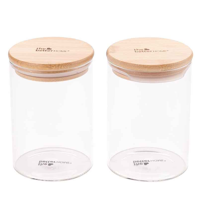 The Better Home Borosilicate Jars 600Ml Pack Of 2