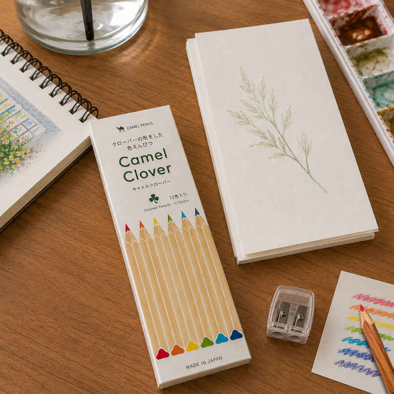 Camel Clover Pencil Colors with Sharpner Camel Clover Pencil Colors with Sharpner