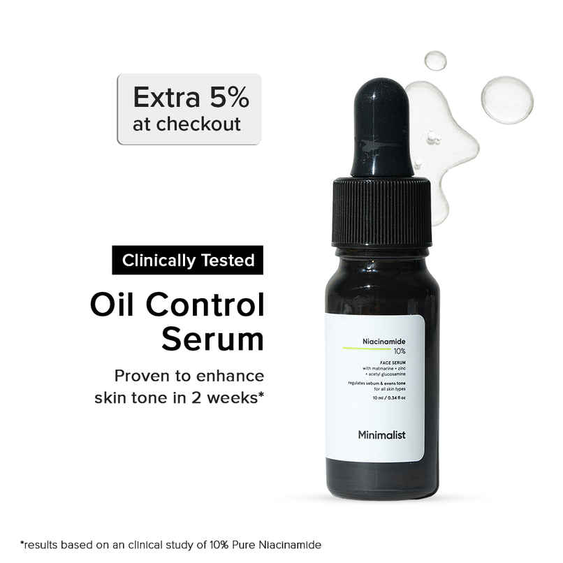 Minimalist Oil Control & Anti-Acne 10% Niacinamide Face Serum