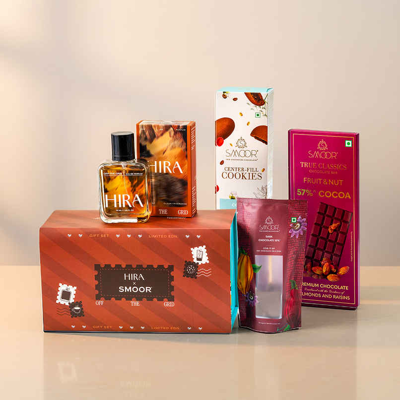 HIRA x SMOOR Premium Chocolate Gift for Him - Off The Grid HIRA x SMOOR Premium Chocolate Gift for Him - Off The Grid