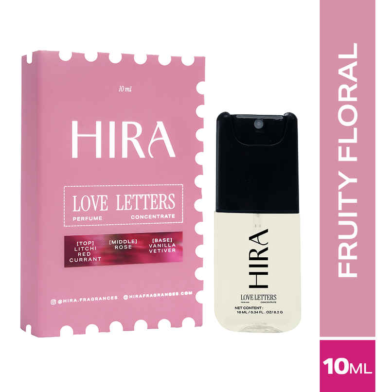 HIRA Love Letters Long Lasting Eau De Parfum For Women | Fruity, Floral & Vanilla HIRA Love Letters Long Lasting Eau De Parfum For Women | Fruity, Floral & Vanilla
