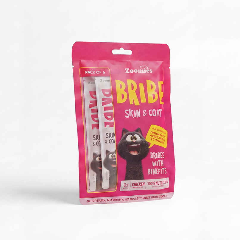 Zoomies Bribe Skin and Coat Cat Creamy Treat