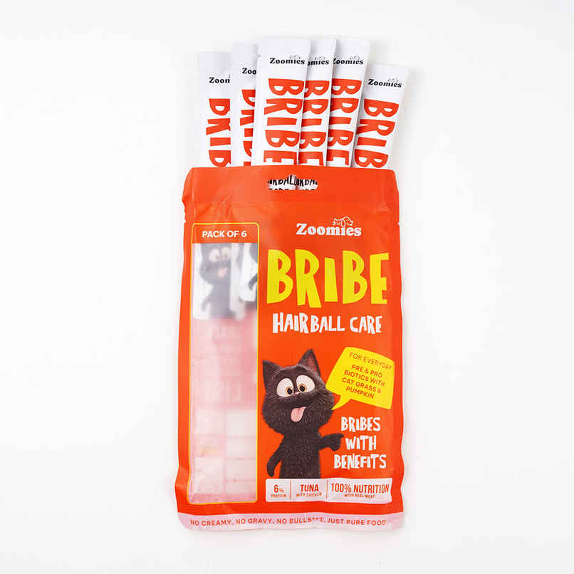 Zoomies Bribe Hairball Care Cat Creamy Treat