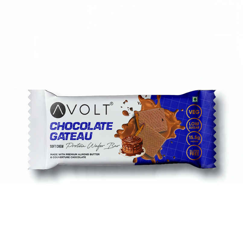Avolt Chocolate Gateau 15.5g Protein Wafer Bar