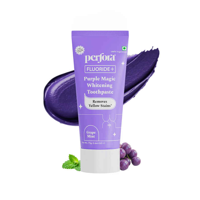 Perfora Fluoride+ Purple Magic Whitening Toothpaste