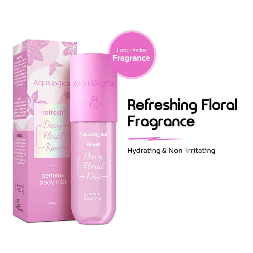 Aqualogica Refresh+ Dewy Floral Kiss Perfume Body Mist