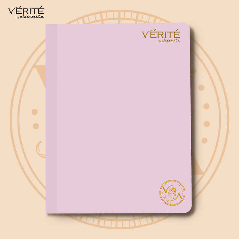 Verite by Classmate | Lay Flat Longbook | Radiance | Size 297 X 210 | Unruled | 140 Pages