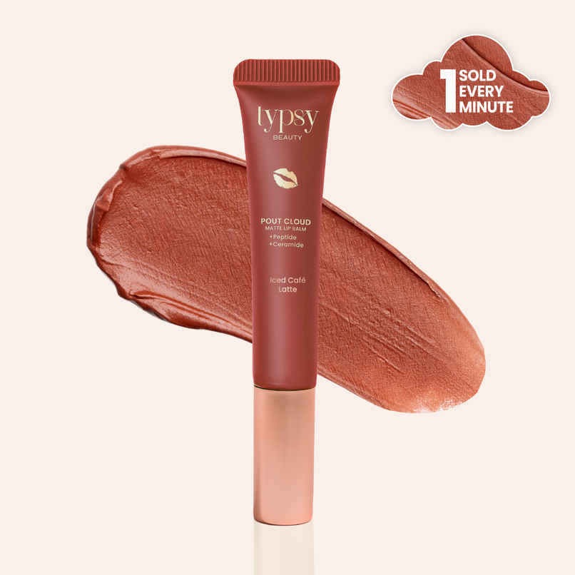 Typsy Beauty Pout Cloud Matte Lip Balm Iced Cafe Latte