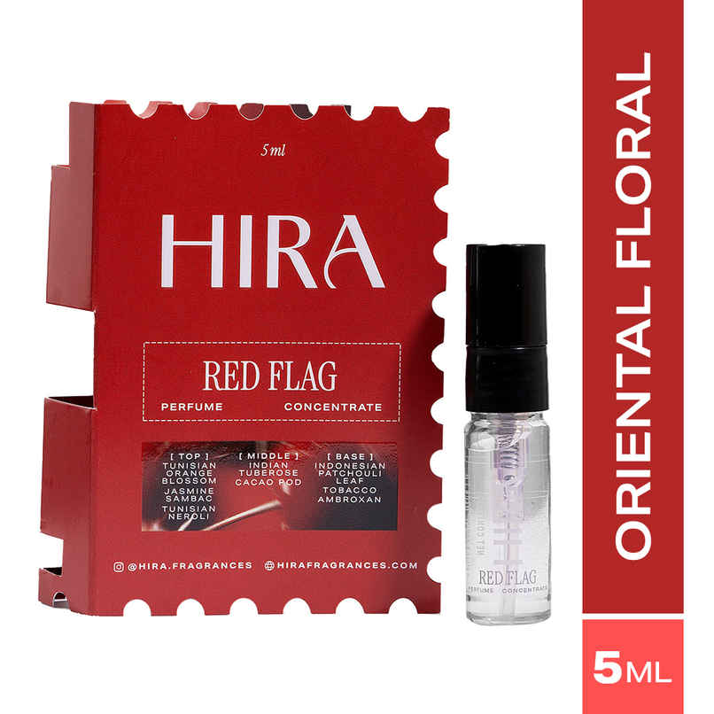 HIRA Red Flag Eau De Perfume Mini for Women with Tuberose & Patchouli Notes HIRA Red Flag Eau De Perfume Mini for Women with Tuberose & Patchouli Notes