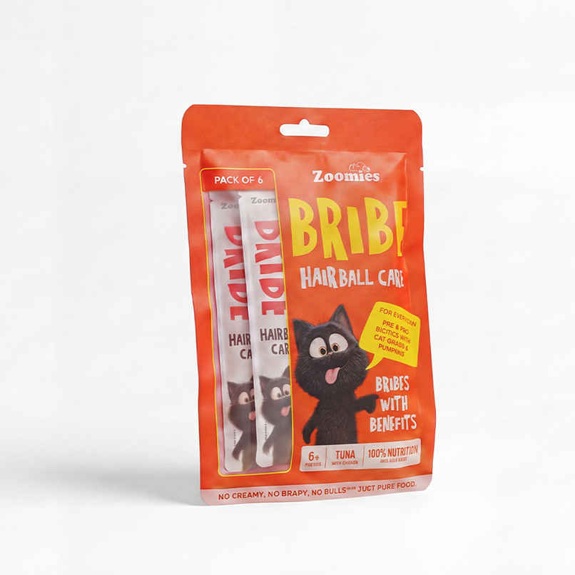 Zoomies Bribe Hairball Care Cat Creamy Treat