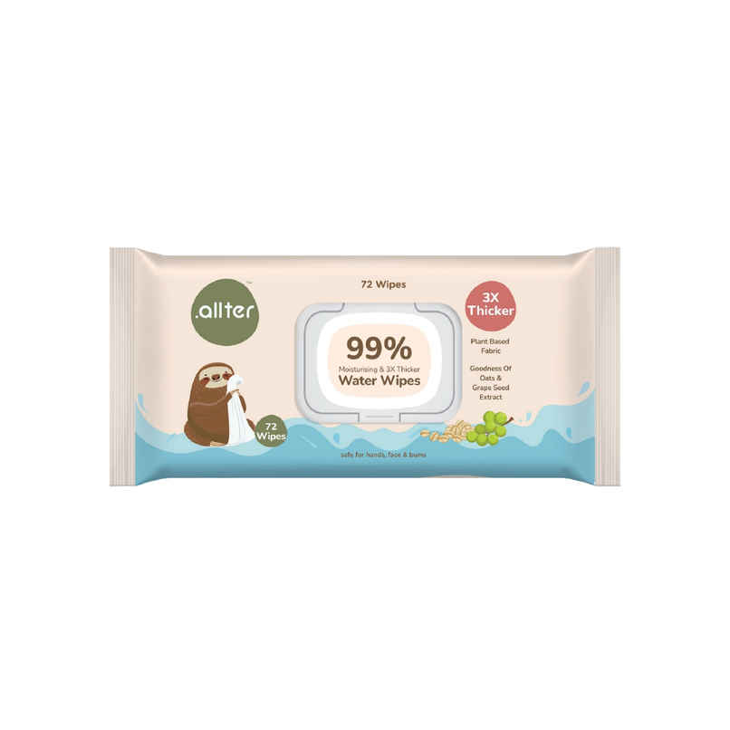 allter Baby Wipes | Regular Pack - 72 Wipes