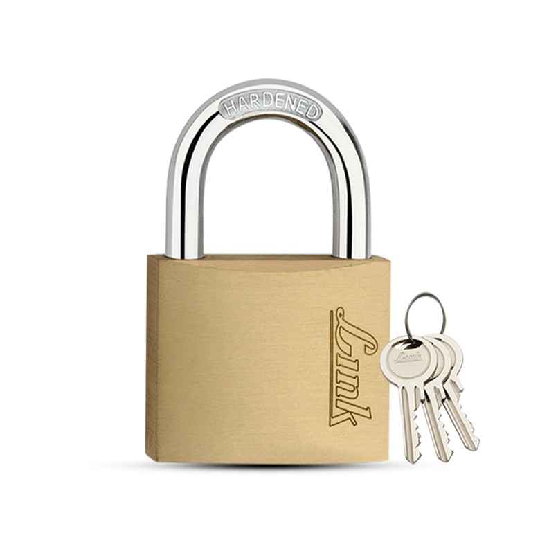 Link PT-20 Small Brass Travel Lock | Compact & Durable | 3 Keys | 15-Year Warranty