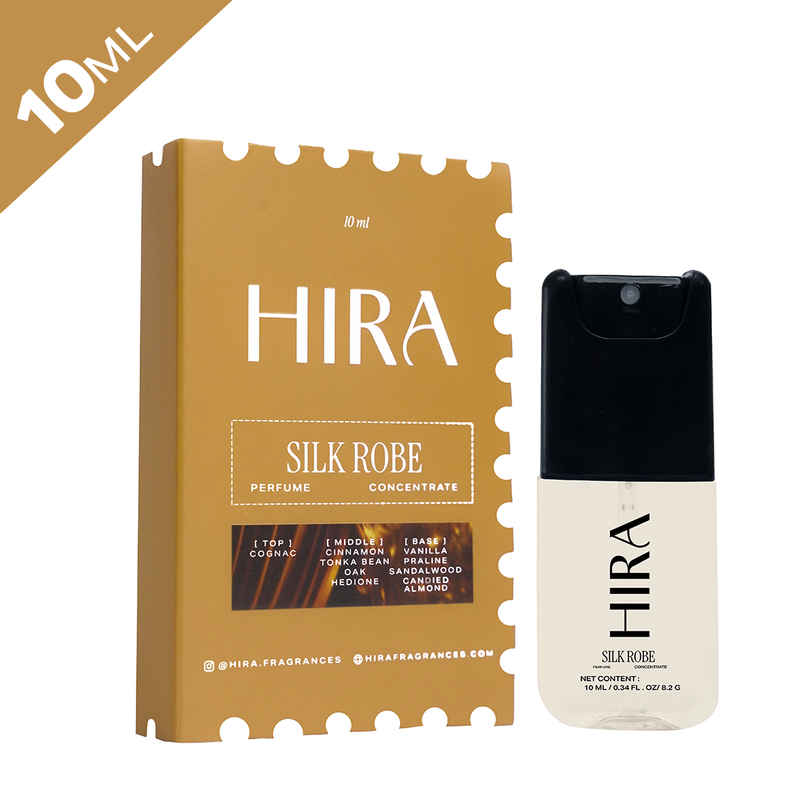 Hira Fragrances Silk Robe Long Lasting Eau De Perfume For Women | Cognac & Vanilla Notes