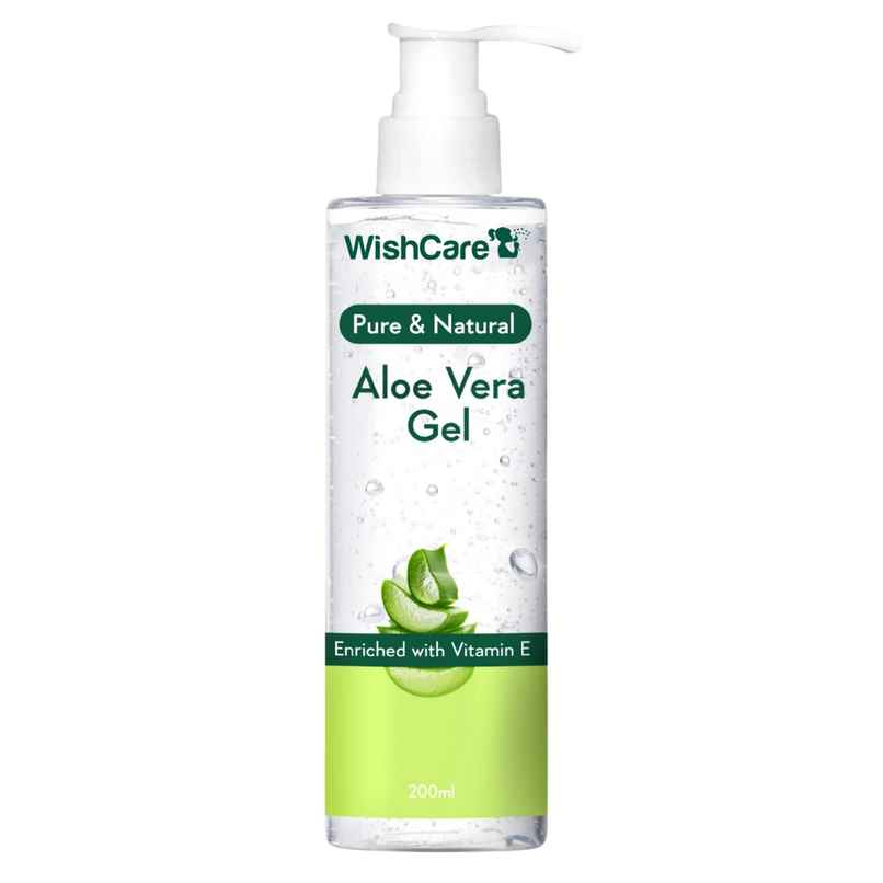 WishCare Pure & Natural Aloe Vera Gel for Skin, Face and Hair | For Hydrating and Moisturizing Skin