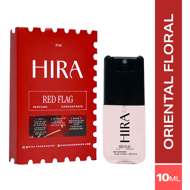 HIRA Red Flag Long Lasting Eau De Perfume For Women | Tuberose & Patchouli Notes