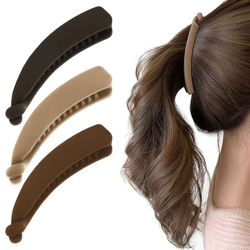 Gleva Banana Hair Clips | Strong Non Slip Ponytail Holder Hair Clutcher for Thick & Thin Hairs Gleva Banana Hair Clips | Strong Non Slip Ponytail Holder Hair Clutcher for Thick & Thin Hairs