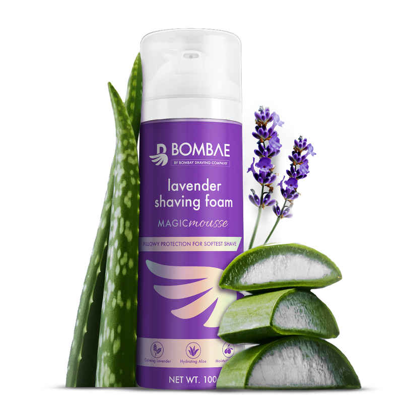 Bombae Lavender Sensitive Shaving Foam For Women