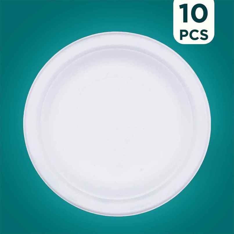 Disposable Bagasse Plates | Round | 9 inch | Ezee
