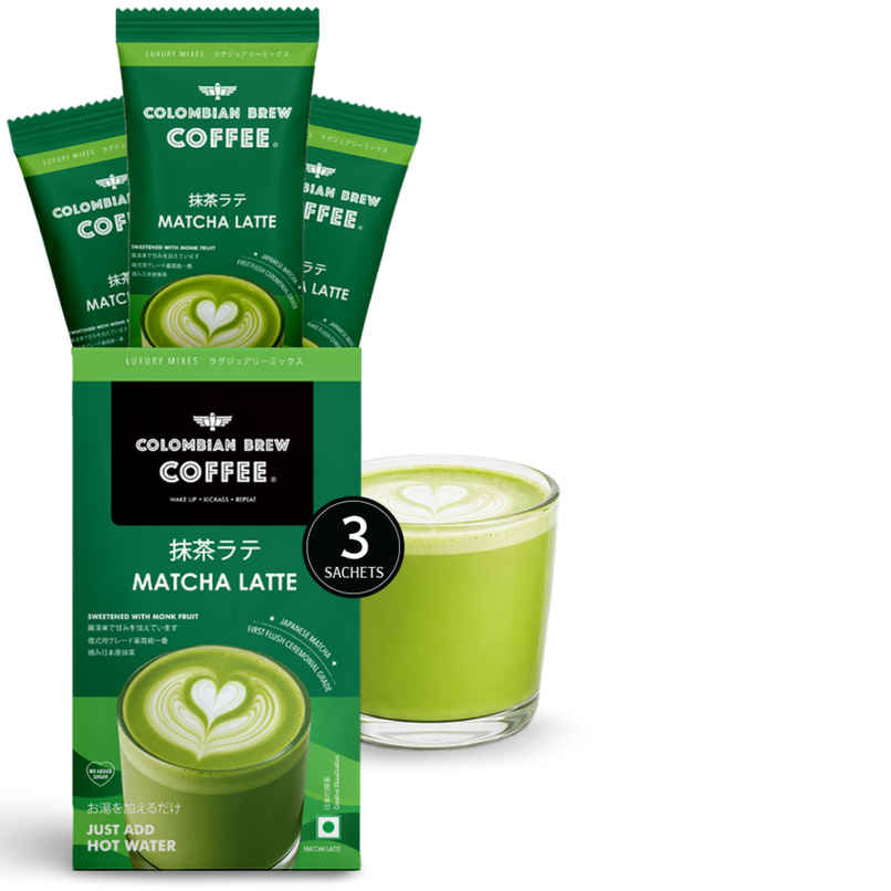 Colombian Brew Matcha Latte Premix | 3 Sachets