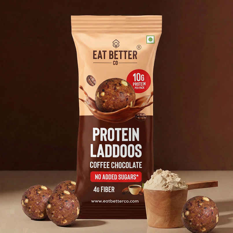 Protein Laddu Coffee Chocolate | 10g Protein