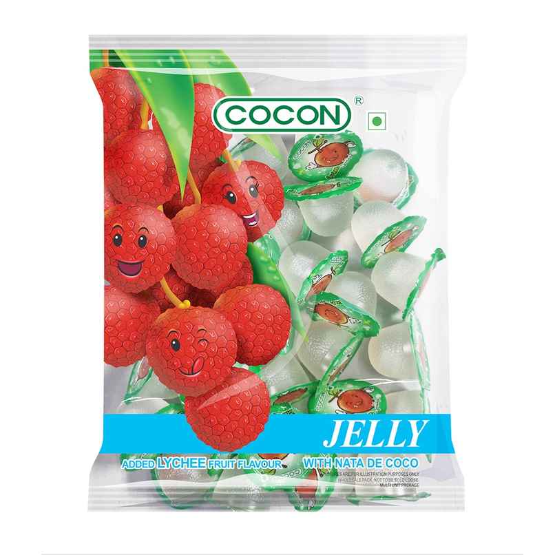 Cocon Jelly 20 Cups Lychee With Nata De Coco