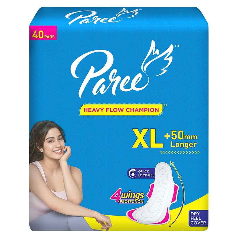 Paree Dry Feel Sanitary Pads | XL | 40 pcs