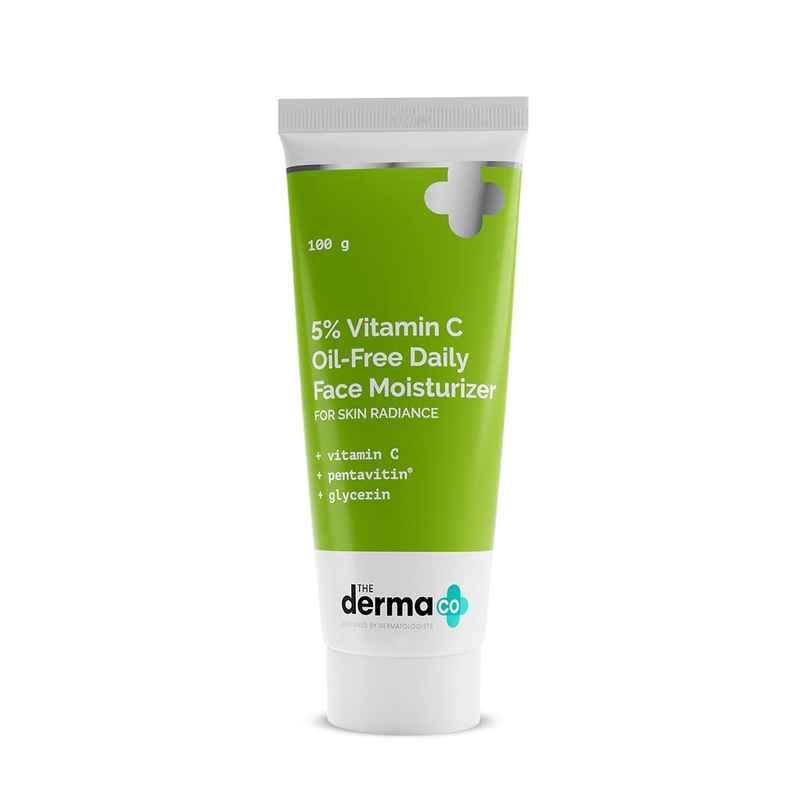 The Derma Co 5% Vitamin C Oil-Free Daily Face Moisturizer For Skin Radiance
