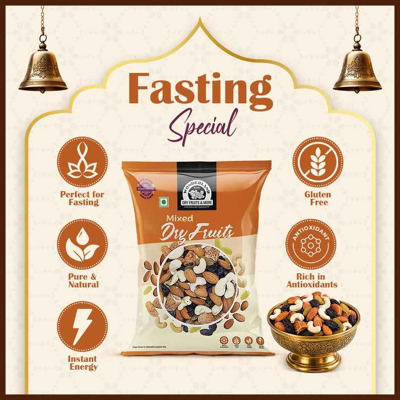 Wonderland Foods Vrat Punchmeva Dry Fruit Mix Wonderland Foods Vrat Punchmeva Dry Fruit Mix