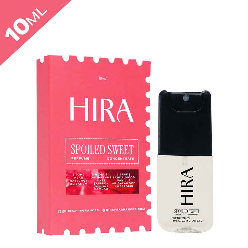 Hira Fragrances Spoiled Sweet Long Lasting Eau De Perfume for Women | Pear, Hazelnut & Vanilla Notes