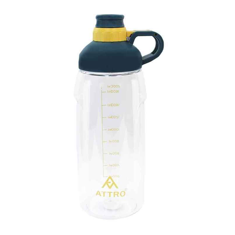 Attro Hydra Gym 2000 ml Plastic Water Bottle Grip Handle | BPA-Free | Leak-Proof | Dark Blue Attro Hydra Gym 2000 ml Plastic Water Bottle Grip Handle | BPA-Free | Leak-Proof | Dark Blue