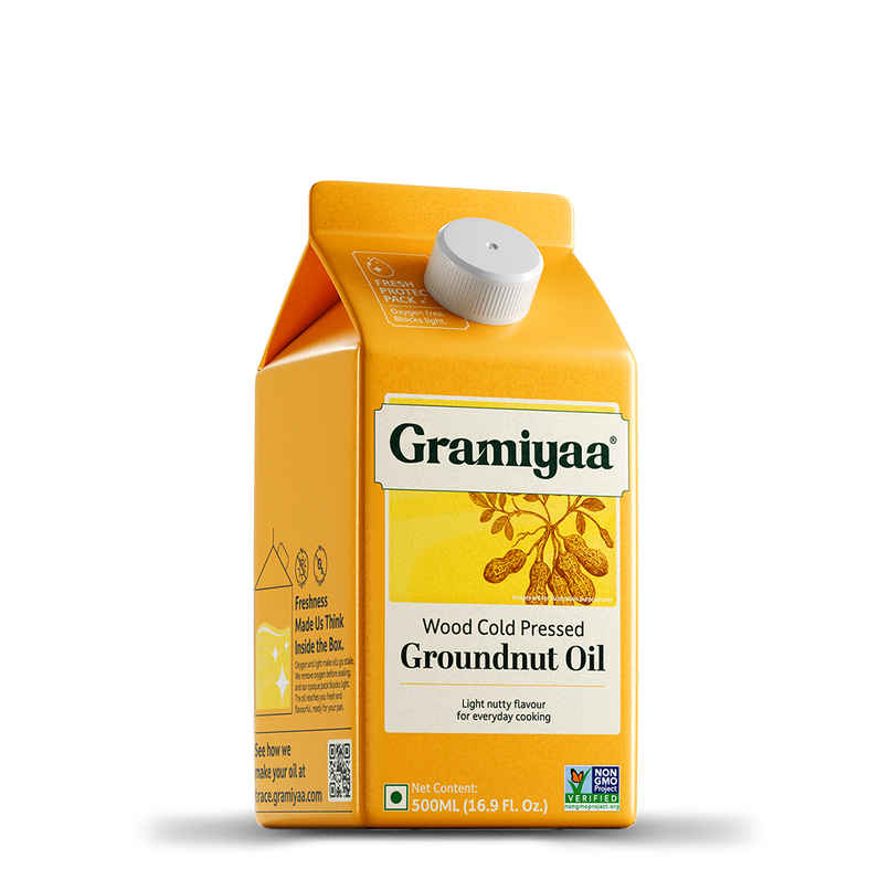 Gramiyaa Groundnut (Peanut) Cold Pressed Oil | Healthy Cooking Oil Gramiyaa Groundnut (Peanut) Cold Pressed Oil | Healthy Cooking Oil
