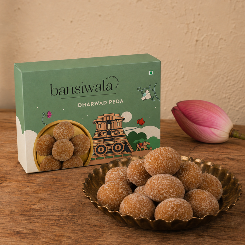 Dharwad Peda by Bansiwala | Made with pure Khoya