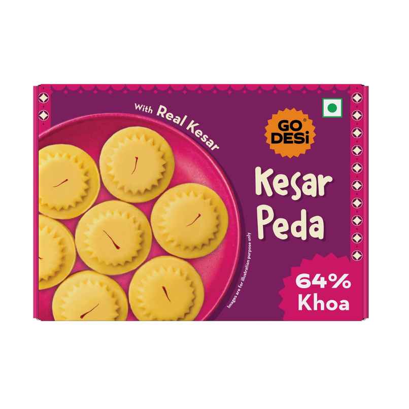GO DESi Kesar Peda