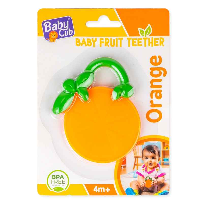 Ratna's Baby Fruit Teether | Orange | Assorted