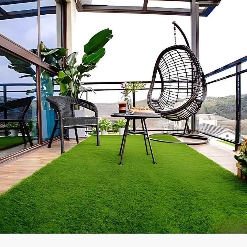 Zamia Artificial Grass | 35 mm Dual Layer Lawn & Balcony Mat | 2x4 ft | By Nurturing Green Zamia Artificial Grass | 35 mm Dual Layer Lawn & Balcony Mat | 2x4 ft | By Nurturing Green
