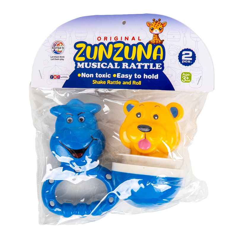 Ratna's Zunzuna Musical Rattle 2 Pcs | Assorted