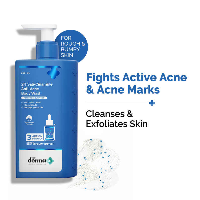 The Derma Co 2% Sali-Cinamide Anti-Acne Body Wash