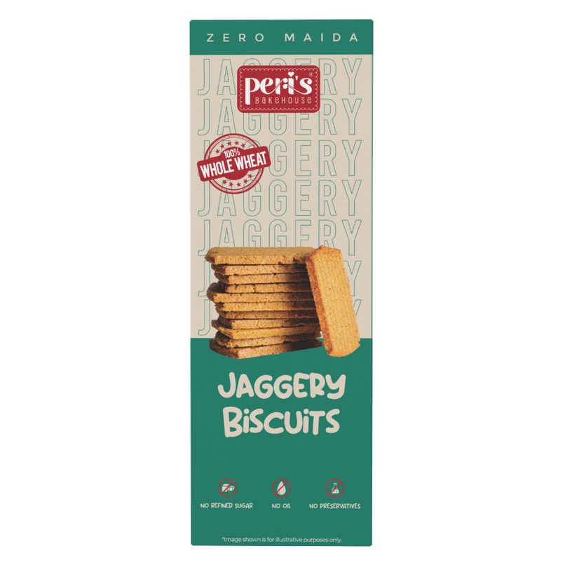 Peri's Bakehouse Whole Wheat Jaggery Biscuits